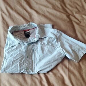 The North Face Sky Blue Button-Up Vented Shirt